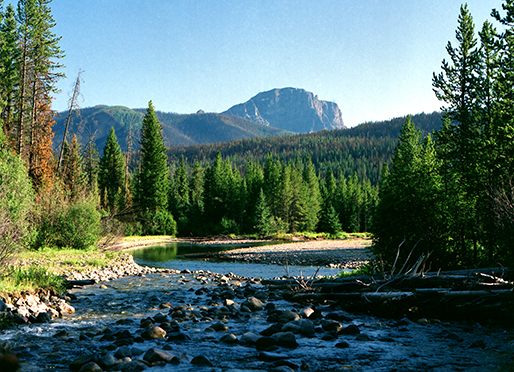 River and Mountain in the Morning Reivsed #2 Cropped and Resized